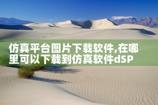 仿真平台图片下载软件
