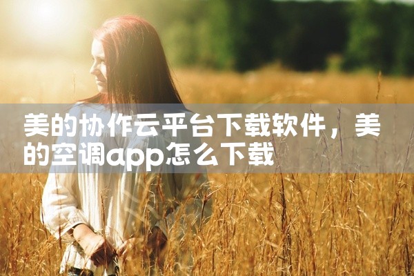 美的协作云平台下载软件